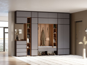 Прихожая Прага МДФ Графит (Handis) - Мебель | Мебельный | Интернет магазин мебели | Екатеринбург