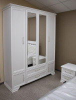 Шкаф для одежды 2 зеркала Грация ШР-4 с доводчиками - Мебель | Мебельный | Интернет магазин мебели | Екатеринбург