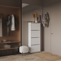 Тумба для обуви MOON (Мун) 4 ящика Белый - Мебель | Мебельный | Интернет магазин мебели | Екатеринбург