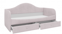 Детская Алиса ПМ-332.18 Кровать с мягкой обивкой с 2мя ящиками - Мебель | Мебельный | Интернет магазин мебели | Екатеринбург
