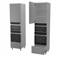 Кухня Аттика Plastic ПДМ960 Пенал 600 высокий - Мебель | Мебельный | Интернет магазин мебели | Екатеринбург