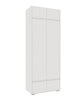 Прихожая Прага ЛДСП Белый Шкаф 2х створчатый - Мебель | Мебельный | Интернет магазин мебели | Екатеринбург