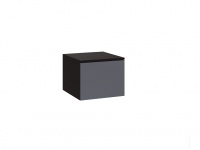 Прихожая Прага МДФ Графит Антресоль №6 на 400 - Мебель | Мебельный | Интернет магазин мебели | Екатеринбург