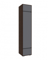 Прихожая Прага МДФ Графит Пенал - Мебель | Мебельный | Интернет магазин мебели | Екатеринбург