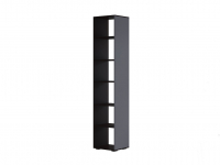 Прихожая Прага МДФ Графит Пенал завершающий - Мебель | Мебельный | Интернет магазин мебели | Екатеринбург