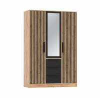 Спальня Вегас Шкаф 3х дверный 83.08 - Мебель | Мебельный | Интернет магазин мебели | Екатеринбург