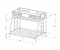Кровать 2х ярусная Гранада-1ПЯЯ 140 на 1400 с полкой и ящиками - Мебель | Мебельный | Интернет магазин мебели | Екатеринбург