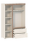 Спальня Вена Гранд Кволити Шкаф 3-х дверный с двумя ящиками - Мебель | Мебельный | Интернет магазин мебели | Екатеринбург