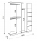 Прихожая Тиффани М22 Шкаф с зеркалом 4 двери - Мебель | Мебельный | Интернет магазин мебели | Екатеринбург